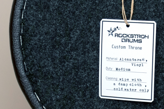 Rockstroh Drums Custom Hocker Alcantara 02 Detail 03